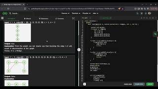 Bridge Edge in a Graph | GFG Solution in C++ | BFS and Bridge Detection Explained