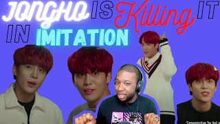 Jongho in imitation moments that we'll probably rarely see in Ateez |Syd's Kpop Emporium Reaction