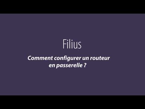 Vidéo: Comment Configurer Une Passerelle