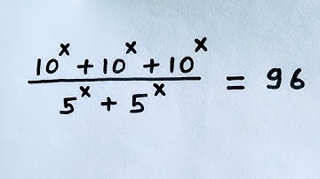🔥 Nice Exponent Math Simplification | Math Question | Find the Value of X