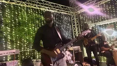 GUITAR CAM - Ghana highlife jam with the hyskuul band Gh