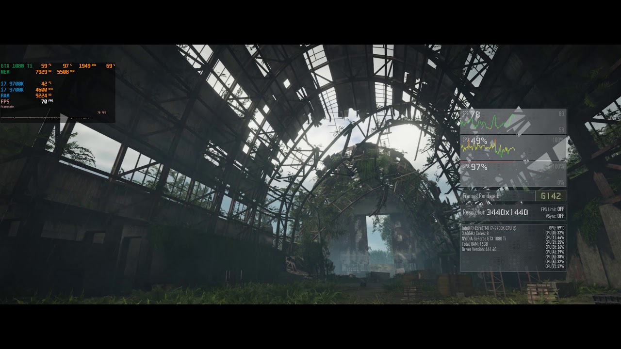 Tom Clancy's Ghost Recon Breakpoint | 3440x1440 | GTX 1080ti I7 9700K Max Settings Benchmark test