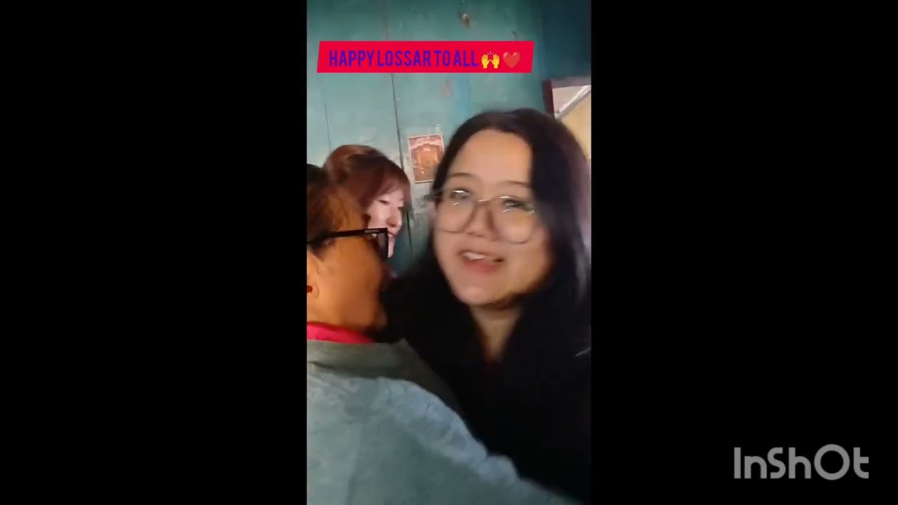 1St day in Gangyap 💗🔥 Celebrating 🎊 loosar like this 👋💗@tarabhandari2001 