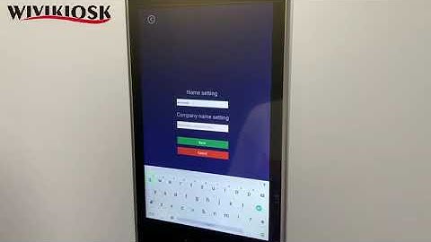 8 inch face recognition temperature measuring machine:How to set company name on stand-alone version