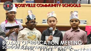Board of Education Meeting: School Board Appreciation 2026
