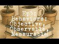 Ep5: Behavior Basics