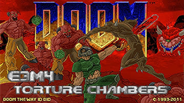 Doom the Way id Did - E3M4: Torture Chambers (100%) [DOSBox]