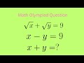 USA | You should be able to solve this | Math Olympiad Question