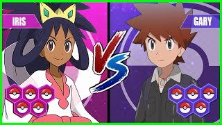 Pokemon Battle Pedia: Iris vs Gary