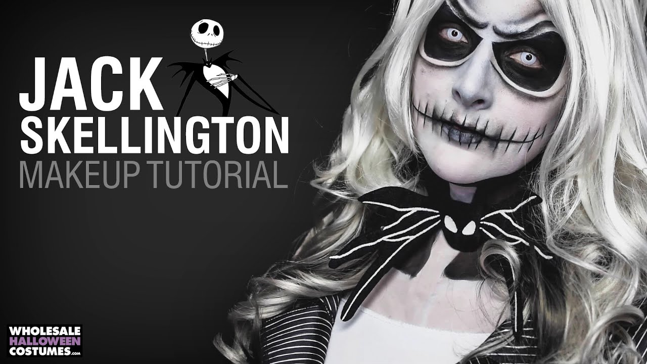 Jack Skellington Makeup Tutorial Ft