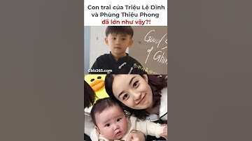 Con trai của Triệu Lệ Dĩnh và Phùng Thiệu Phong đã lớn như vậy?! #赵丽颖 #zhaoliying #trieuledinh