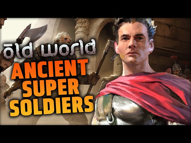 [1] Making Ancient SUPER SOLDIERS in Old World as Caesar!