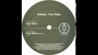 Subsky - Four Days (Original Mix) [2001]
