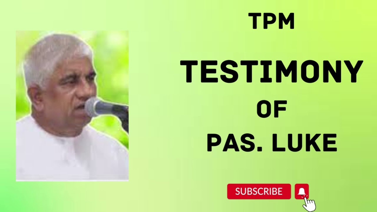 Tpm Testimony | Pastor Luke | Tpm Testimonies Tamil | Tpm Convention | Cpm | Christian Testimonies