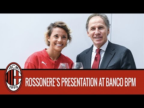 The Rossonere's presentation at Banco BPM's headquarters