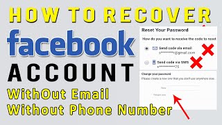 Facebook Account Recovery Without Email and Phone Number 2023 | Facebook Hacked Recovery 2023