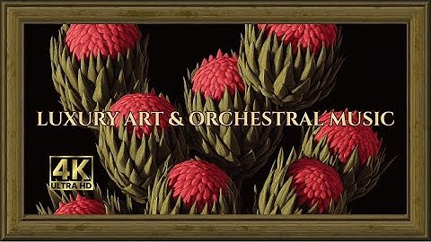 🖼️ Luxury Art Frames in 4K – Calm Cinematic Orchestral Music for Relaxation