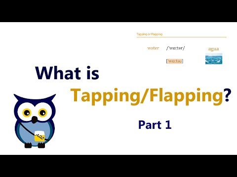 Video: Hvad er intervokal flapping?
