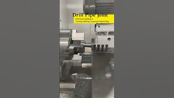 Drill Pipe Joint   Turning-Milling Compound Maching #millingmachines #whirlwind #machine#drillpipe