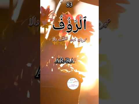 Ar-Rauf | 99 Names Of Allah | Part 83 Shortvideo Urdu 99Namesofallah 99Naam Viral Quotes Song