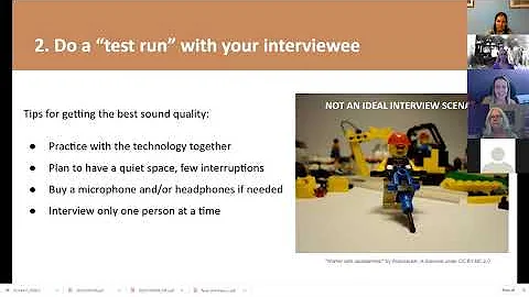 History is Happening Now: Socially Distanced Oral Histories Virtual Workshop