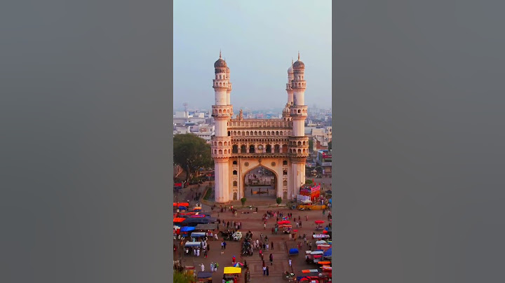 Charminar is love ❤️ #hyderabad #charminar #hyperlapse #drone #air2s #aerial #dronefootage