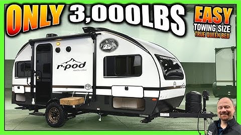 SUV & Mid-Size Pickup Towable Upscale Mini Camper! 2025 RPod 190 Teardrop Travel Trailer