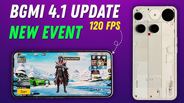 BGMI 4.1 Update !🔥New Event Mode Gameplay on Nothing Phone (3) & More ❄️