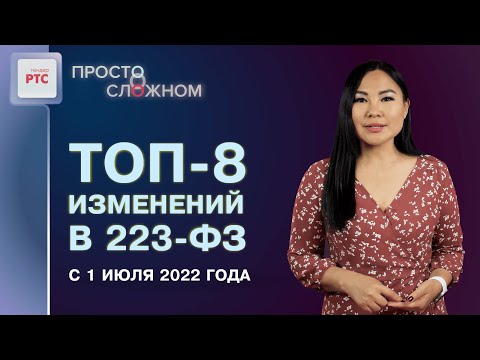 Изменения в 223-ФЗ, которые вступили в силу с 1 июля 2022 г.
