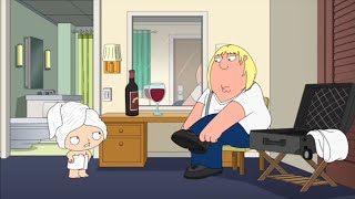 family guy s18e01 chris and stewie get mad at each other scene