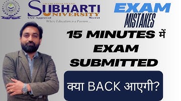 Early Submission: The Hidden Dangers You Need to Know About Subharti UNiversity Distance #svsu