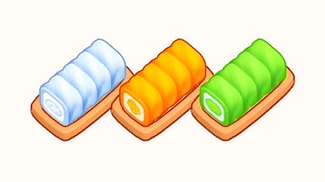 🍣 Sushi Jam: Color Sort 🧩 GAMEPLAY Levels 1-8 (Android, iOS)