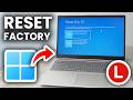 How To Factory Reset Lenovo Laptop or PC - Restore