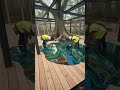They built a luxury house around a living tree 😳🌳 wait for the floor! #satisfying #build