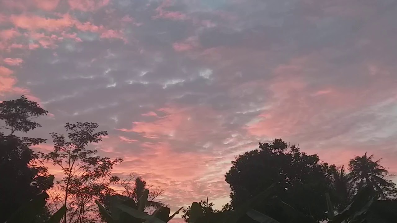 Keindahan langit di pagi hari YouTube
