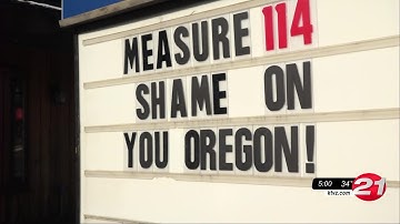 Harney County judge temporarily blocks Measure 114, hours after US judge issues 30-day stay ...