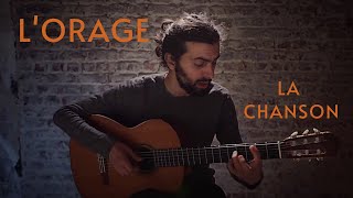 Video thumbnail of "L'orage (chanson complète)"
