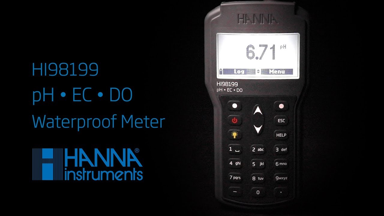 The NEW HI98199 PH EC DO Portable Waterproof Meter YouTube The new hi98199 ph ec do portable waterproof meter youtube