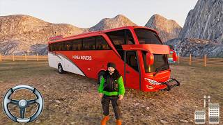 Bus Game - Bus Simulator 3D - DANGEROUS Mountain Drive! 🚌⛰️ [Android Gameplay]