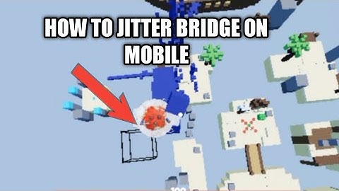 HOW TO *JITTER BRIDGE* ON MOBILE TUTORIAL | Roblox Bedwars