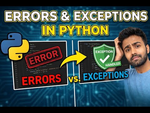 Python Errors & Exceptions Explained Simply