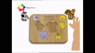 Shapes And Sizes Giraffe, Monkey, Elephant, Zebra