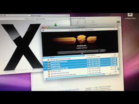 Shrink Mac OS X 10.5 Leopard on single-layer DVD