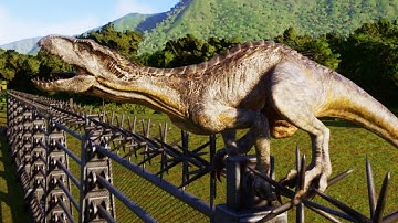 Indoraptor Climbing The Heavy Fence - Failed & Successful Attempts - JWE2