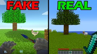 MINECRAFT: FAKE vs REAL by Pepenos 57,582 views 1 month ago 8 minutes, 12 seconds
