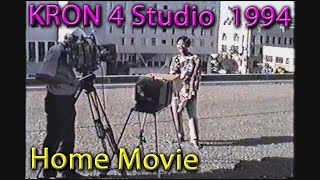 My Visit To KRON 4 News Studio in 1994  Behind The Scenes  Janice Huff Rooftop Weather Report