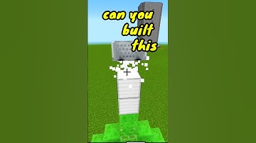 How to Build a Working Rocket in Minecraft - #Minecraft #Shorts