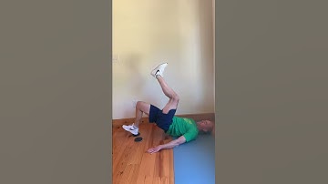 Single leg hamstring curl with slider