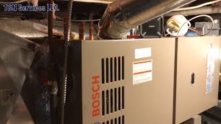 The Bosch HVAC System Is Installed