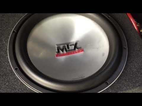 MTX T9515 15" 1000 RMS subwoofer flex